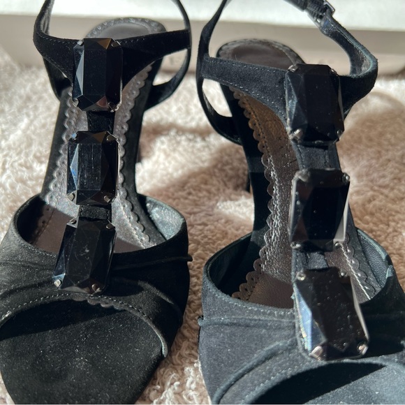 White House Black market, black heels, size 6.5 - Picture 4 of 11